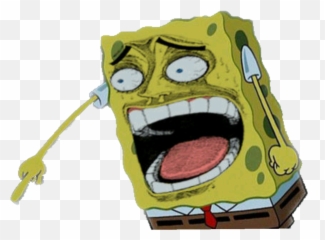 Dank Meme Laughing Spongebob Sticker - Spongebob Laugh Meme Png Emoji,Spongebob Lauph Emoji