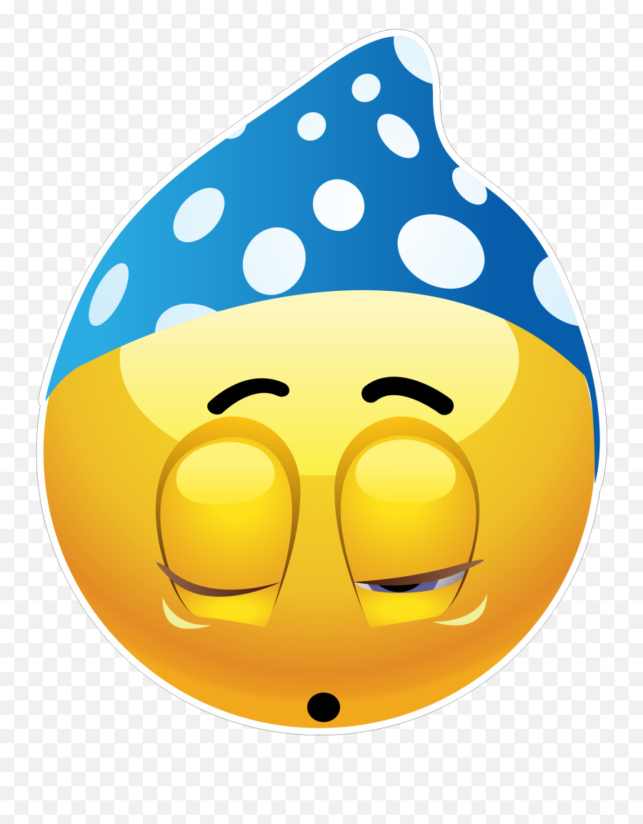 Sleeping Emoji Decal - Transparent Sleeping Emoji Png,Sleepy Emojis