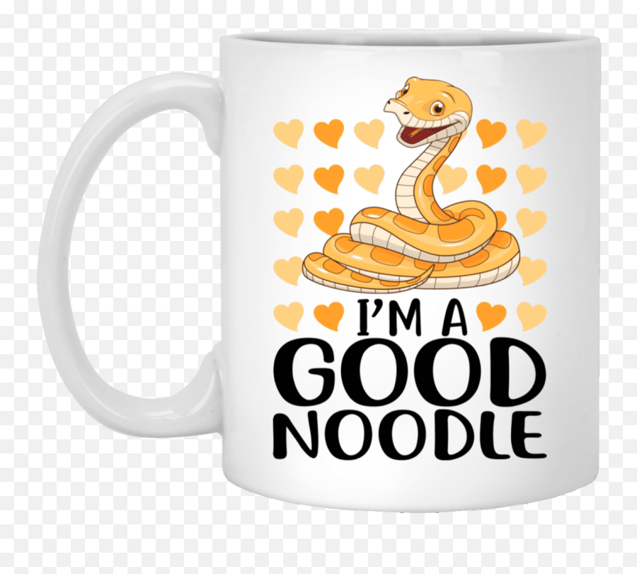 Im A Good Noodle Ceramic Coffee Mug - Beer Stein Water Bottle Funny Snake Mug My Daughter Never Forget You Are My Sunshine Emoji,Adorable Snake Emotion