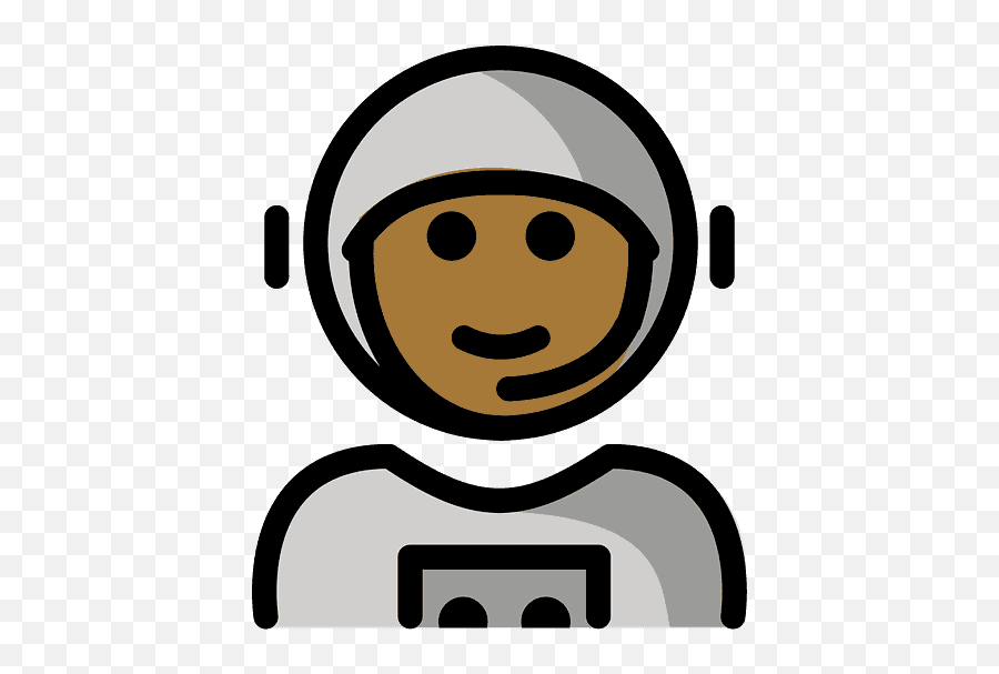 Astronaut Emoji Clipart - Astronot Emoji,Free Astronaut Emoticon