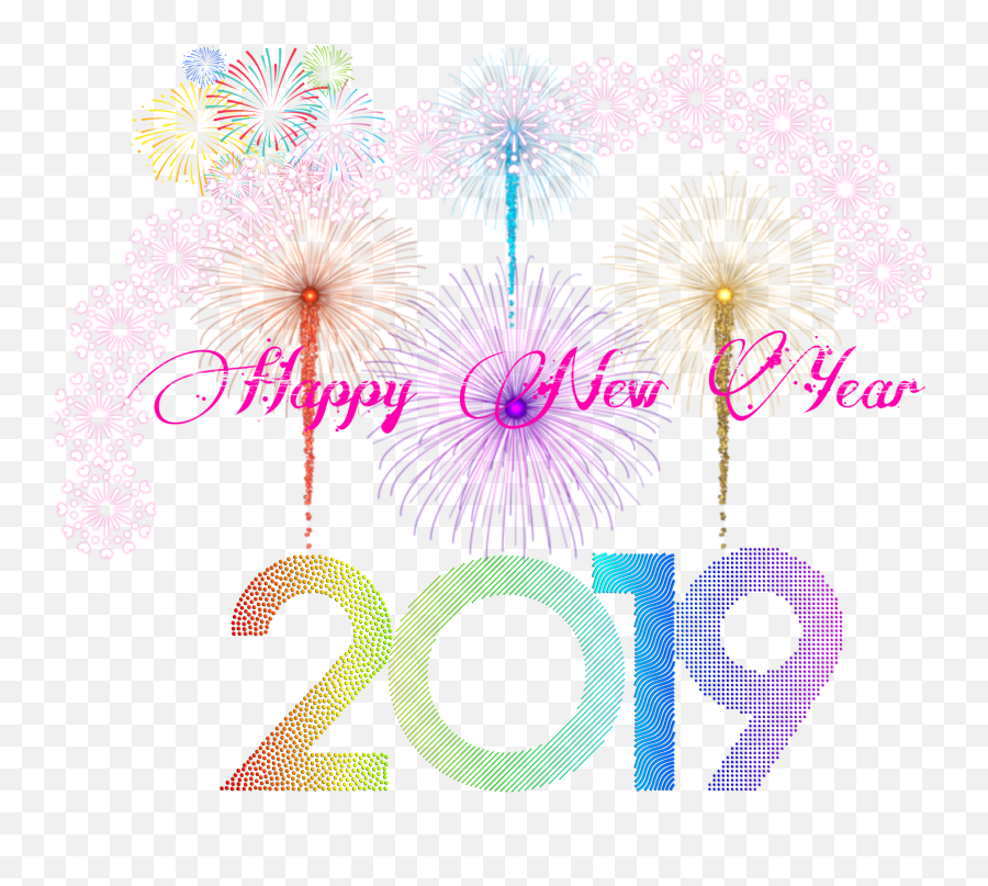 Happynewyear Happynewyear2019 Hey Sticker By Valerie - Dot Emoji,New Year Emojis 2019