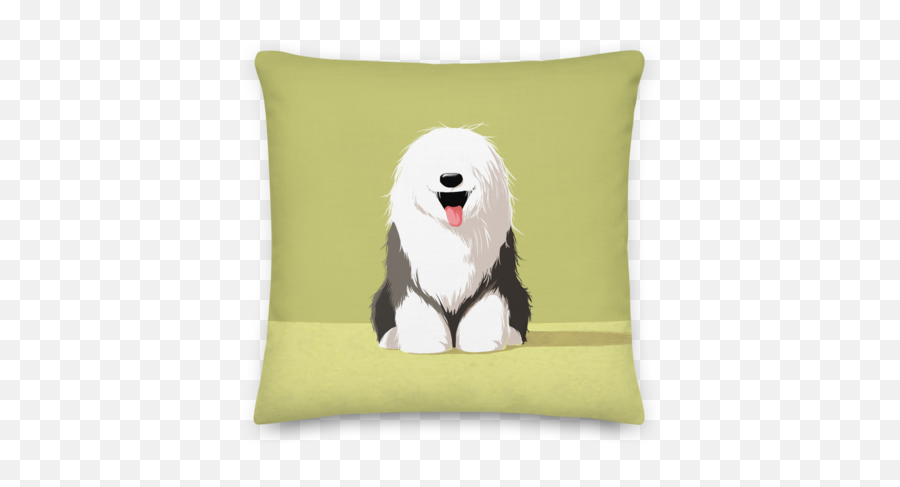 Art And Apparel For - Bearded Collie Emoji,Old English Sheep Dog Emoji