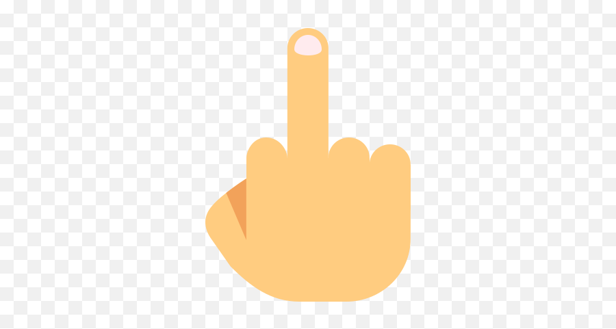 Middle Finger Icon In Color Style - Dedo Del Medio Png Emoji,Contempt Emoticon Image