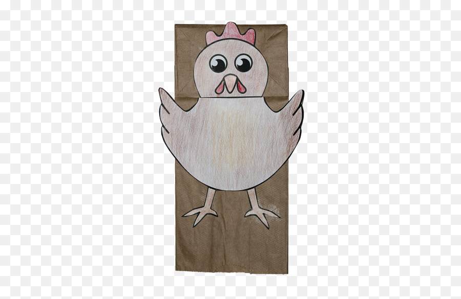 Free Chicken Paper Bag Puppet Emoji,Emotions Hand Puppets