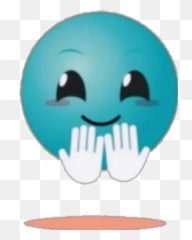 Sticker Maker - Emojis Dibujo Cara Feliz Azul,Hi Girl In Emojis