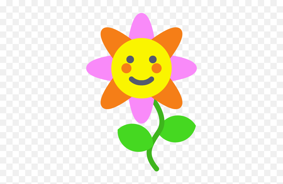 Flower Smile Smiley Nature Face Emoji Emoticon Free - Happy,Money Face Emoji