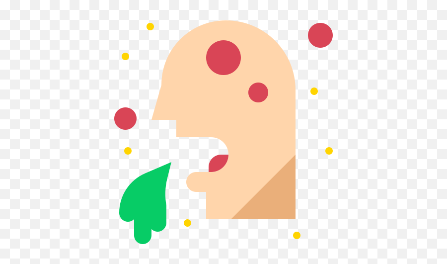 Vomit Cough Healthcare Man People Free Icon Of Corona - Dot Emoji,Emoticon Of Person Vomiting