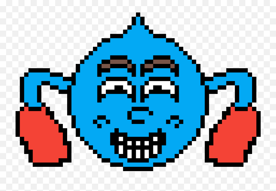 Pixilart - Goopy Le Grande By Nitromegamer007 Pixel Emoji,Facebook Water Drop Emoticon