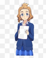 Anime Girl Holding A Blank Template Make Her Hold Anything Emoji,Anime Character No Emotion