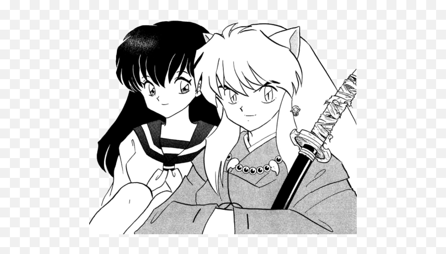 Hikikomori Headphone Girl Inuyasha Kagome And Inuyasha Emoji,Rumiko Takahashi Inuyasha Emotion