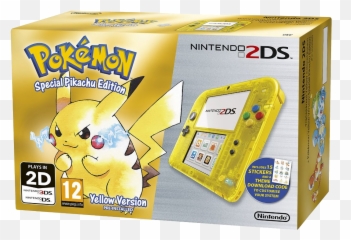 Nintendo 2ds Transparent Yellow Pokemon Yellow Emoji,Pokemon Yellow Pikachu Thunder Emotion