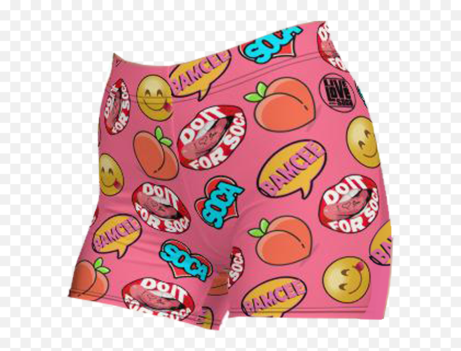 Endless Summer 21 Soca Snack Emoji Pink Shorts,Emoji Picture To Pront