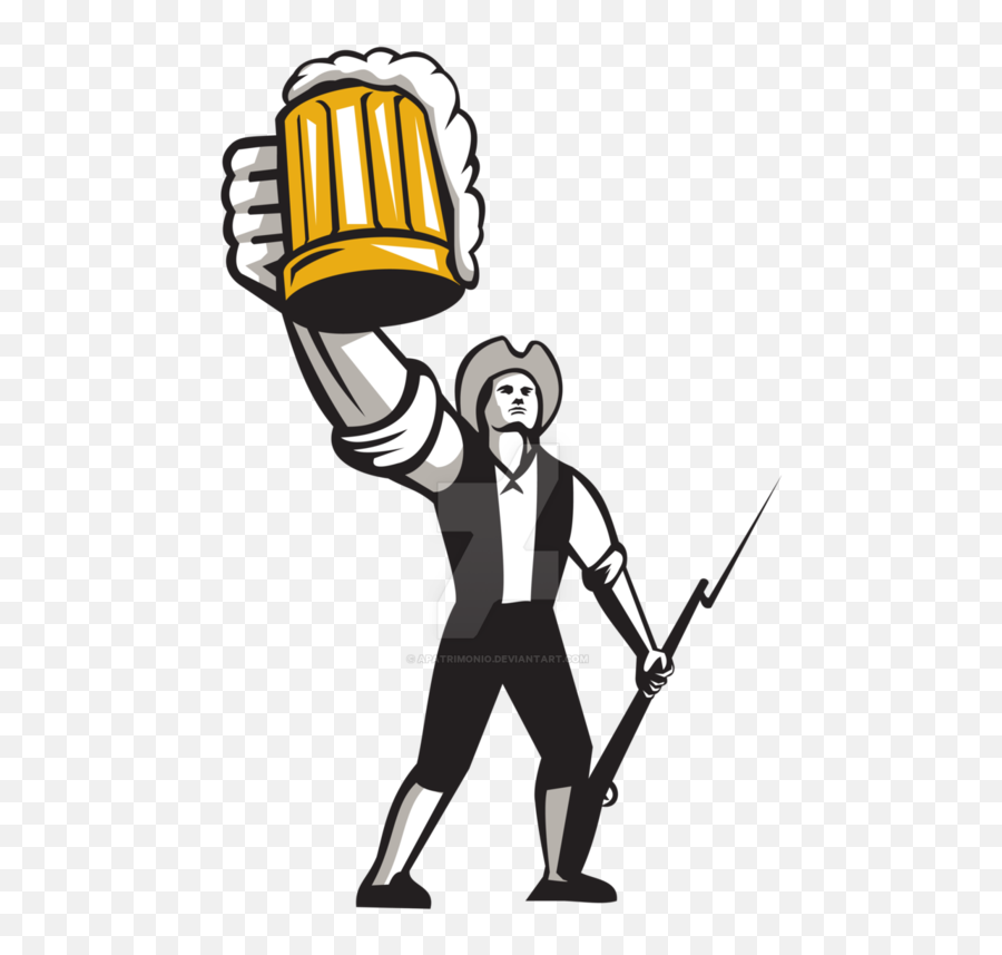 American Patriot Craft Beer Musket Bayonet By - Raising Beer Emoji,Patriot Emoji