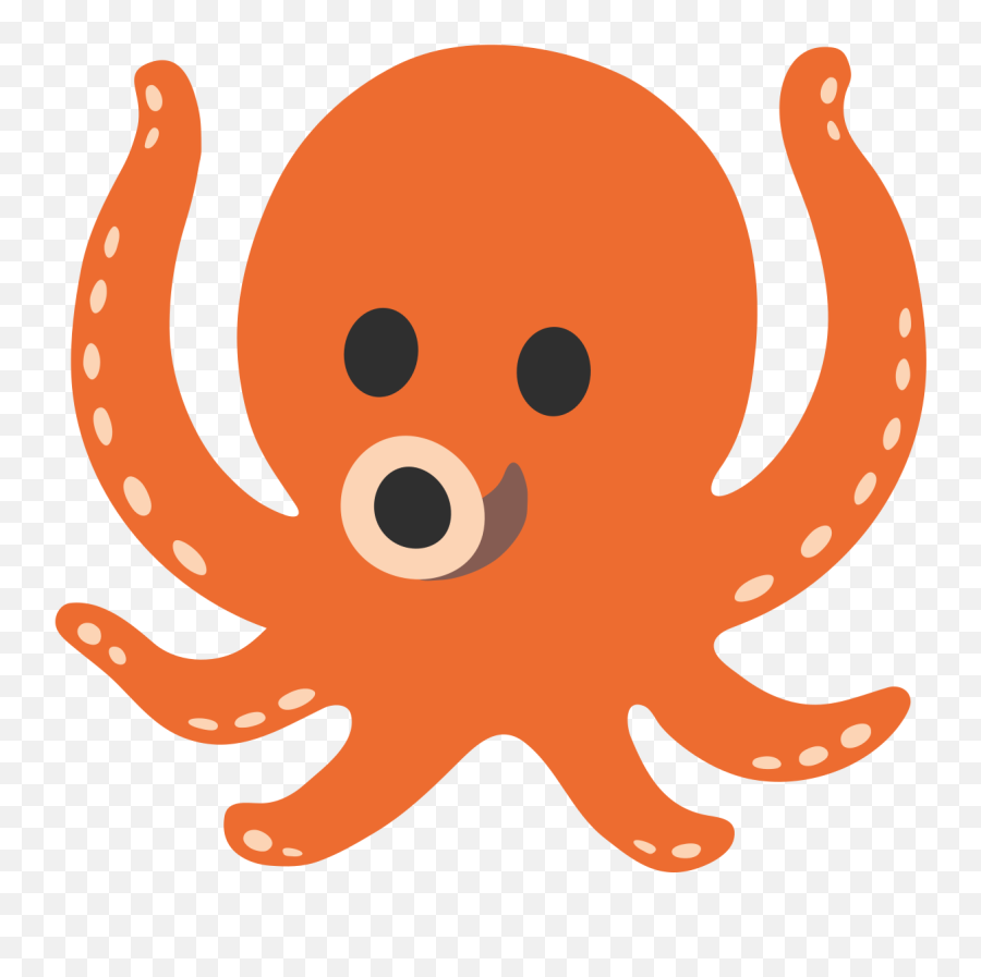 Octopus Clipart Pdf - Emoji Octopus Png Transparent Png,2d Emojis Png