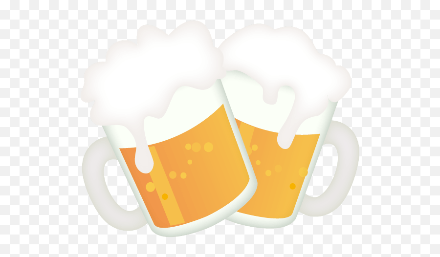 Toasting With Mug Beer Illustration Material - Lots Of Free Emoji,Emoji Beer