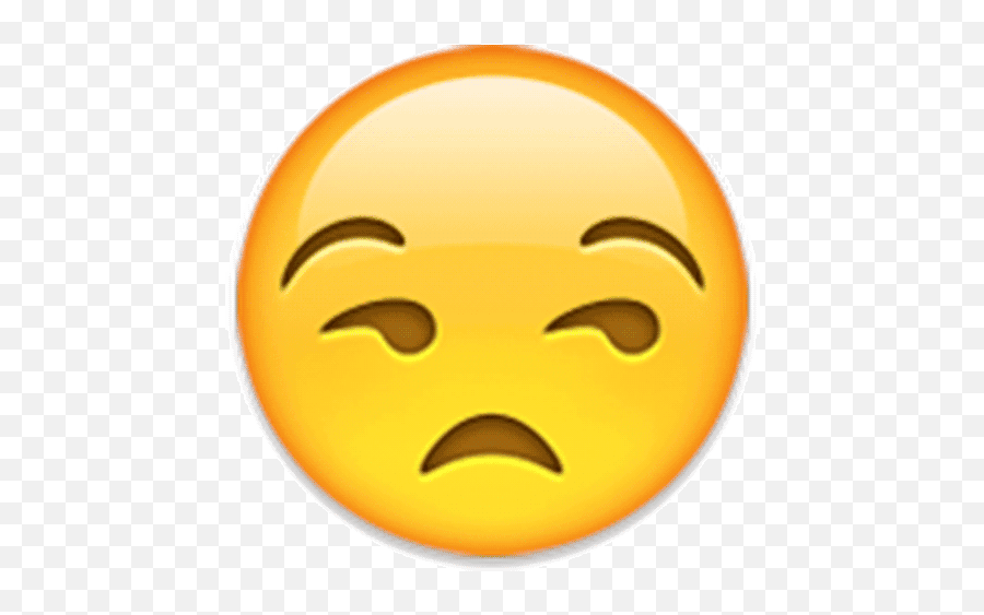Unimpressed Emoji - Bored Emoji Png,Impressed Emoji