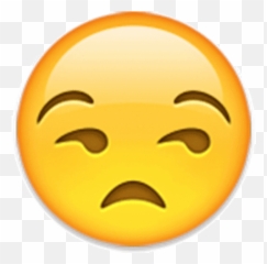 Unimpressed Emoji - Bored Emoji Png,Impressed Emoji