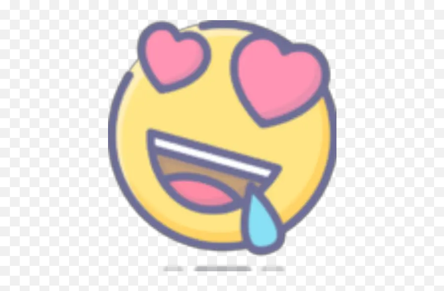 Emoji Emoticon Eyes Face Heart - Cara De Corazon Emoji,Heart Face Emoji