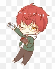 707 Seven Sticker - Fictional Character Emoji,Seven Mystic Messenger Emoji