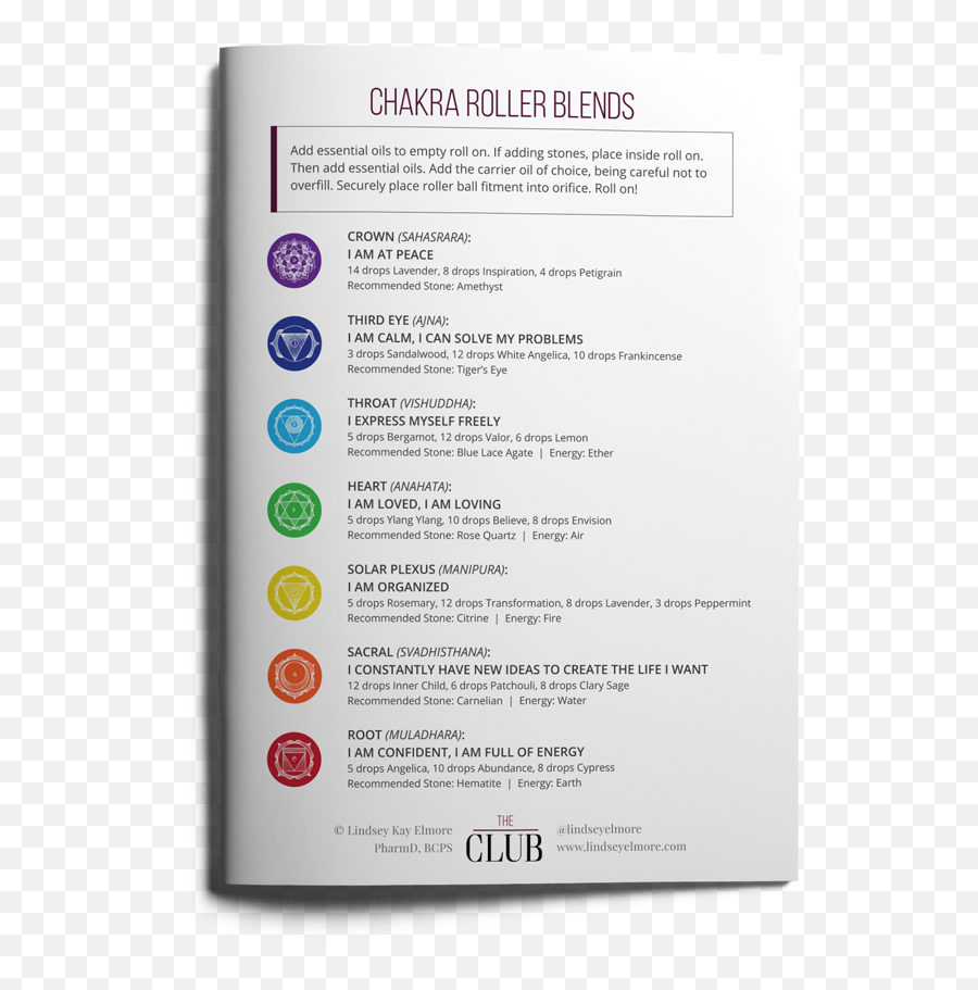 Chakra - Lindsey Elmore Chakra Chakra Cleanse Essential Oils All Chakra Roller Blend Emoji,Emotions And Essential Oils 2018