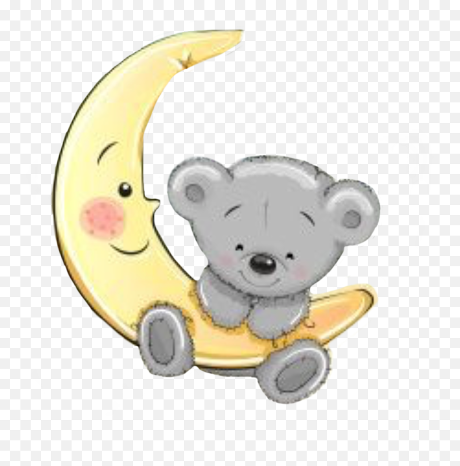 Baby Bear Moon Sticker By Koa - Happy Emoji,Baby Bear Emoji