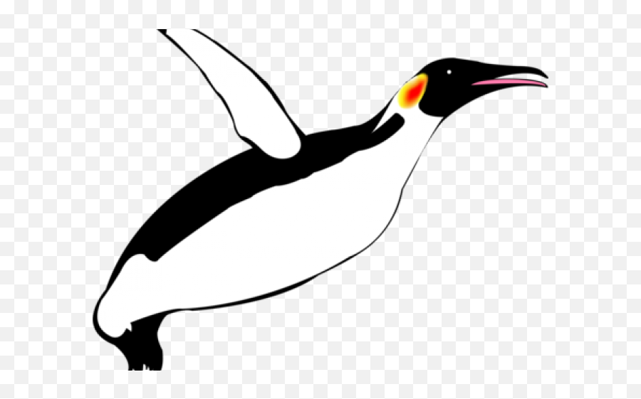 Emperor Penguin Clipart Svg - Flying Penguin Png Transparent Flying Penguin Png Emoji,Pinguino Emoticon Facebook