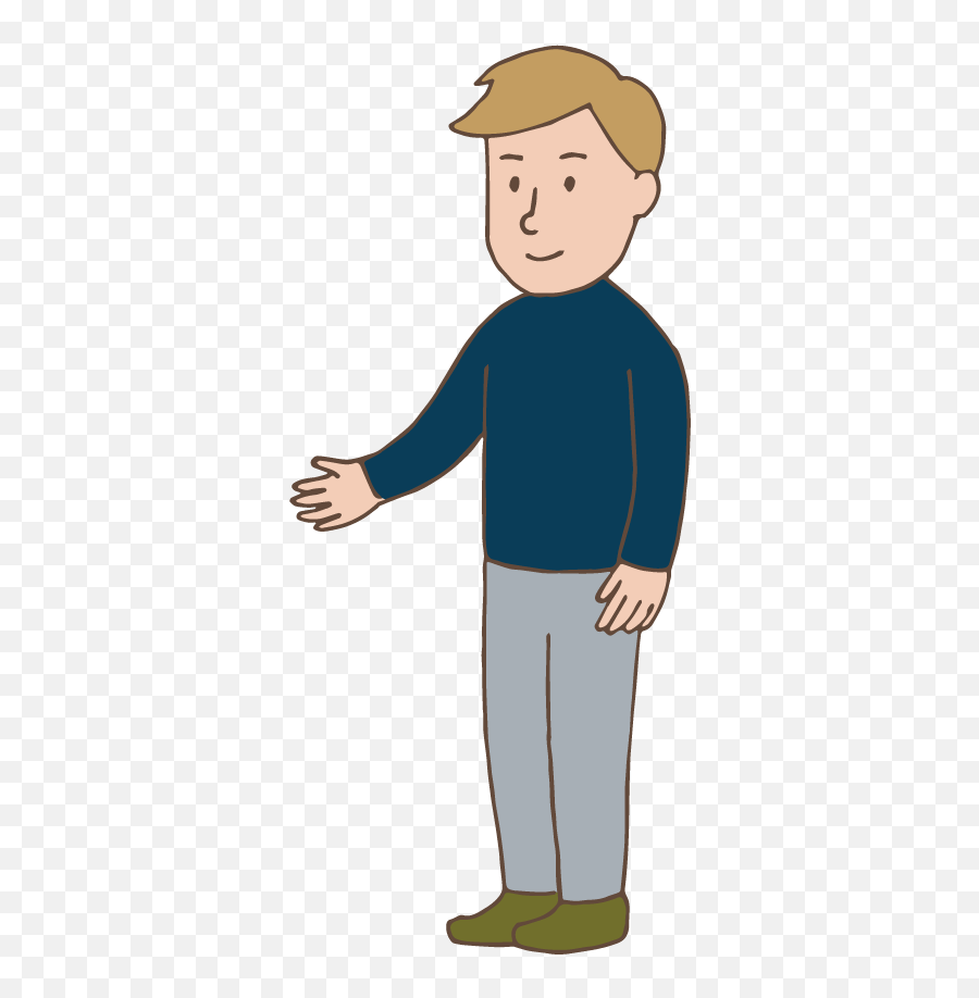 Man Seeking To Shake Hands - Standing Emoji,Shake Hands Emoji