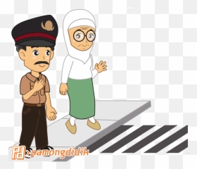 Desain Grafis Pamong Didik - Animasi Bergerak Gif Polisi Emoji,Emoticon Bergerak Untuk Powerpoint