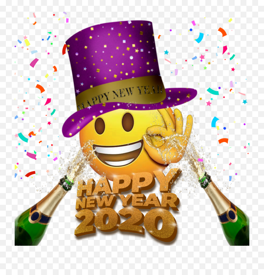 Emoji Meme Newyear Sticker By Yami Sin Apellido - Costume Hat,Celebrating Emoji