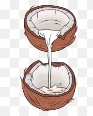 Coconut Milk Clipart - Coconut Milk Clipart Free Emoji,Milk Emoji