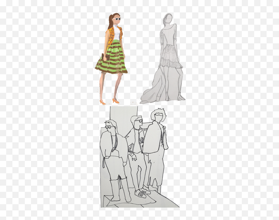 Fashion Illustration - Nextcc Basic Dress Emoji,How To Draw Diffrent Emotions