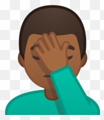 Shrug Emoji - Download Svg Download Png Hd Png Download Smh Black Emoji,Shrug Emoticon Large