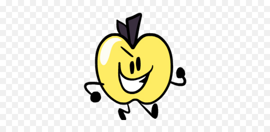 Golden Apple - Happy Emoji,Emoticon S6