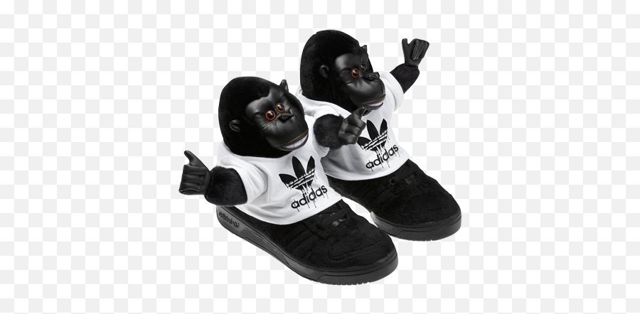 Papuci Cu Maimute - Coleção Adidas Jeremy Scott Emoji,Lenjerie Cu Emoticons