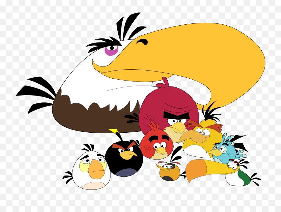 Download Angry Birds - Mighty Eagle From Angry Birds Png Angry Birds And Mighty Eagle Emoji,Eagle Emoji