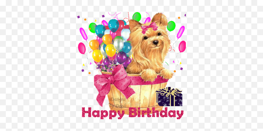 Top Dogs Being A Dick Stickers For Android U0026 Ios Gfycat - Happy Birthday With Yorkies Emoji,Dog Emoticons
