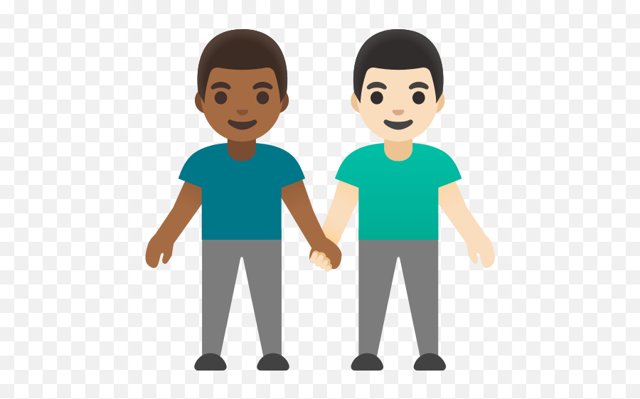 Two Men Shaking Hands With Medium Dark - Dark Skin Light Skin Clipart Emoji,Black Skin Emojis Android