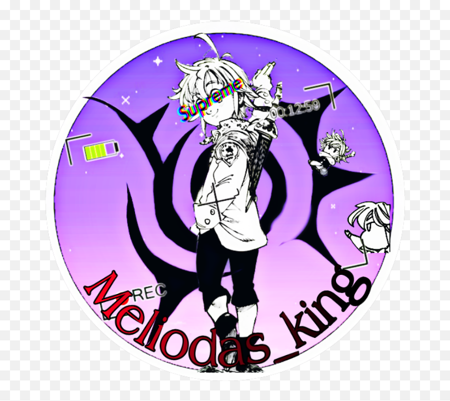 Meliodas Nanatsunotaizai Nanatsu - Fictional Character Emoji,Emoji Kins