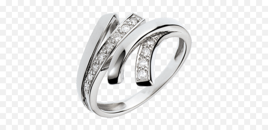 Ring - Anillo De Oro Blanco Y 12 Diamante Emoji,Emotion Ring White