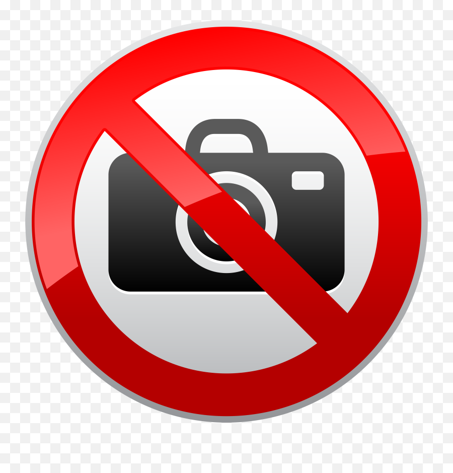 No Photography Prohibition Sign Png Clipart - Best Web No Photo Sign Png Emoji,No Smoking Symbols And Emojis