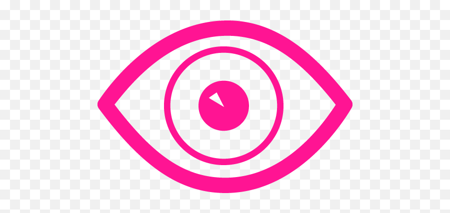 Deep Pink Eye 4 Icon - Eye Icon Gif Transparent Emoji,Facebook Pinkeye Emoticon