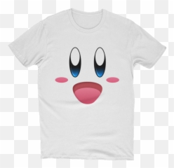 Happy Kirby - Short Sleeve Emoji,Tongue Wink Facebook Emoticon