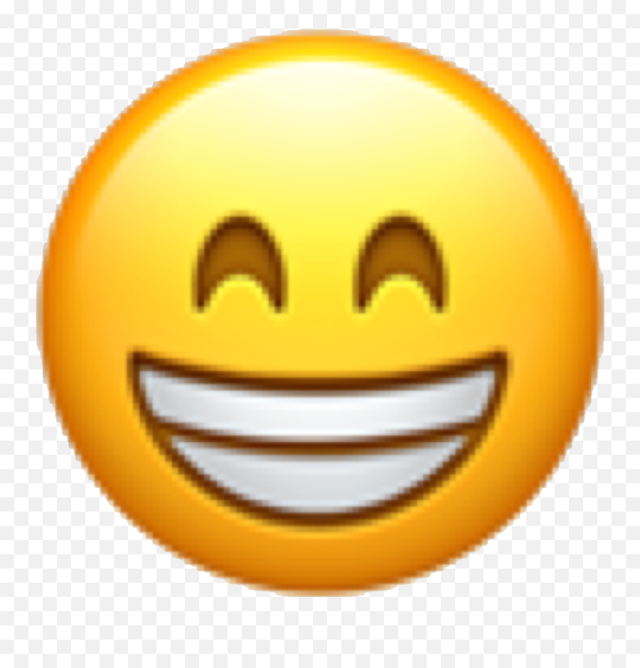 Sticker - Grinning Face With Smiling Eyes Emoji,Remove Emoji