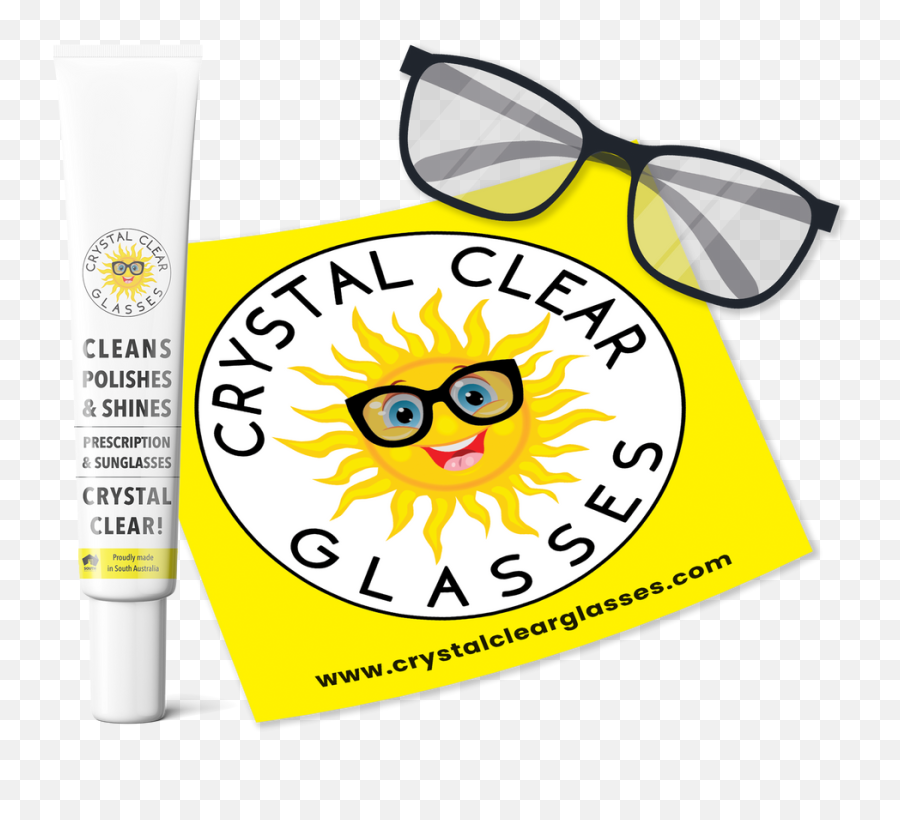 Cleaner Glasses For 2 Weeks Crystal Clear Glasses - Happy Emoji,Sunglases Emoticon Facebook