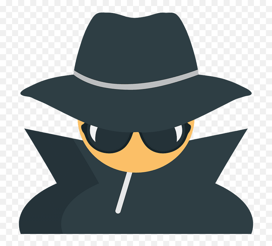 Detective Emoji Clipart - Detective Emoji,Detective Emoji