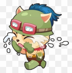Teemo League Of Legends - Teemo Crying Emoji,Yordle Emojis