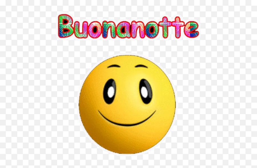Buongiorno E Buonanotte Stickers - Wide Grin Emoji,Buon Giorno Emoticon