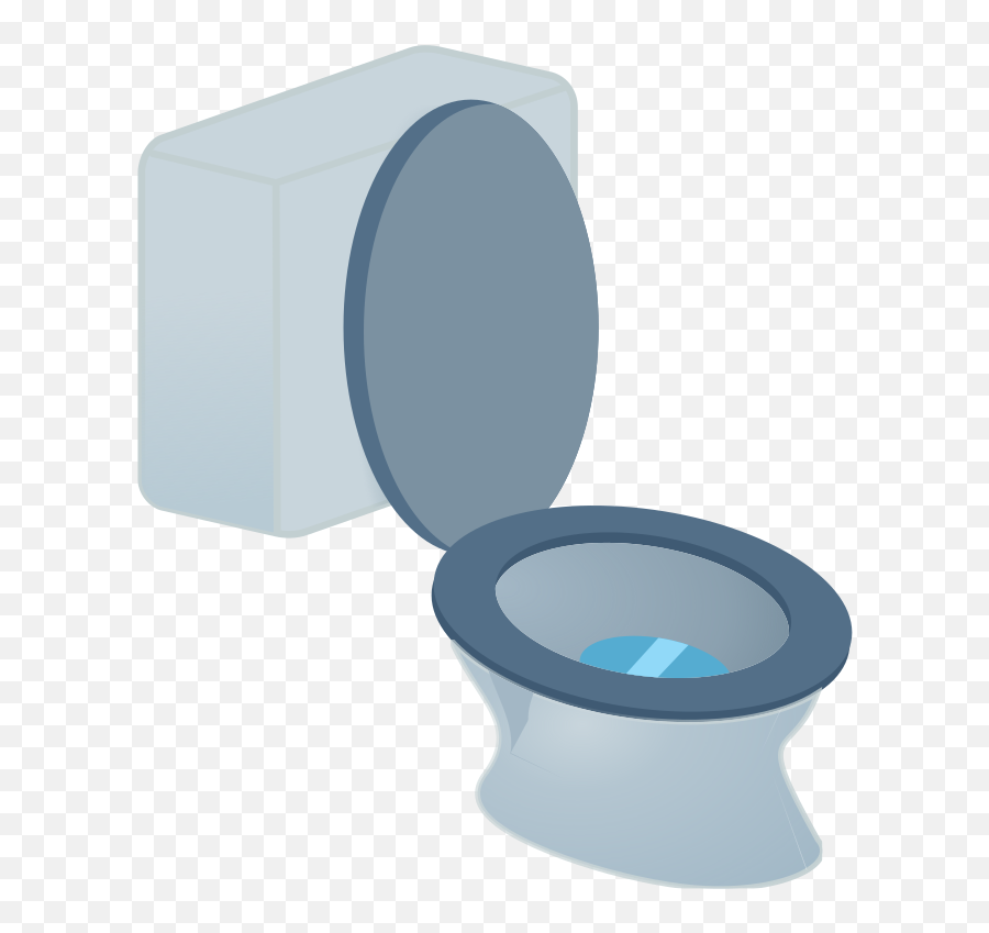 Basic Toilet - Toilet Bowl Clipart Png Emoji,Toilet Bowl Emoticons Animated