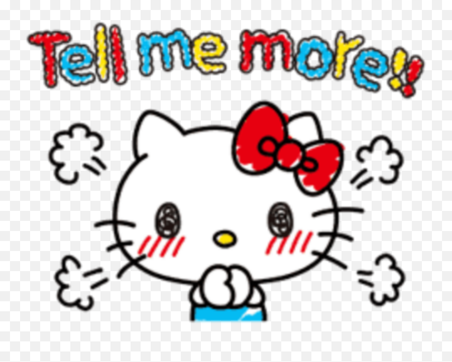 The Most Edited - Sticker Hello Kitty Line Emoji,Chisme Clipart Emoticon