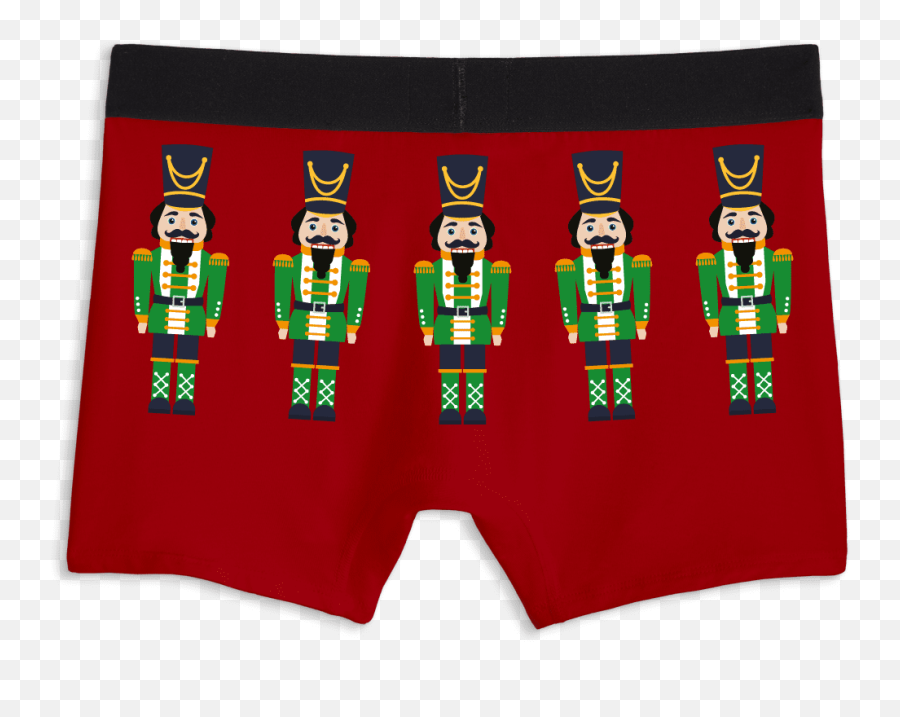 Personalized Nutcracker Boxer Briefs - Fictional Character Emoji,Joe Boxers With Emoticons For Women Boyshorts